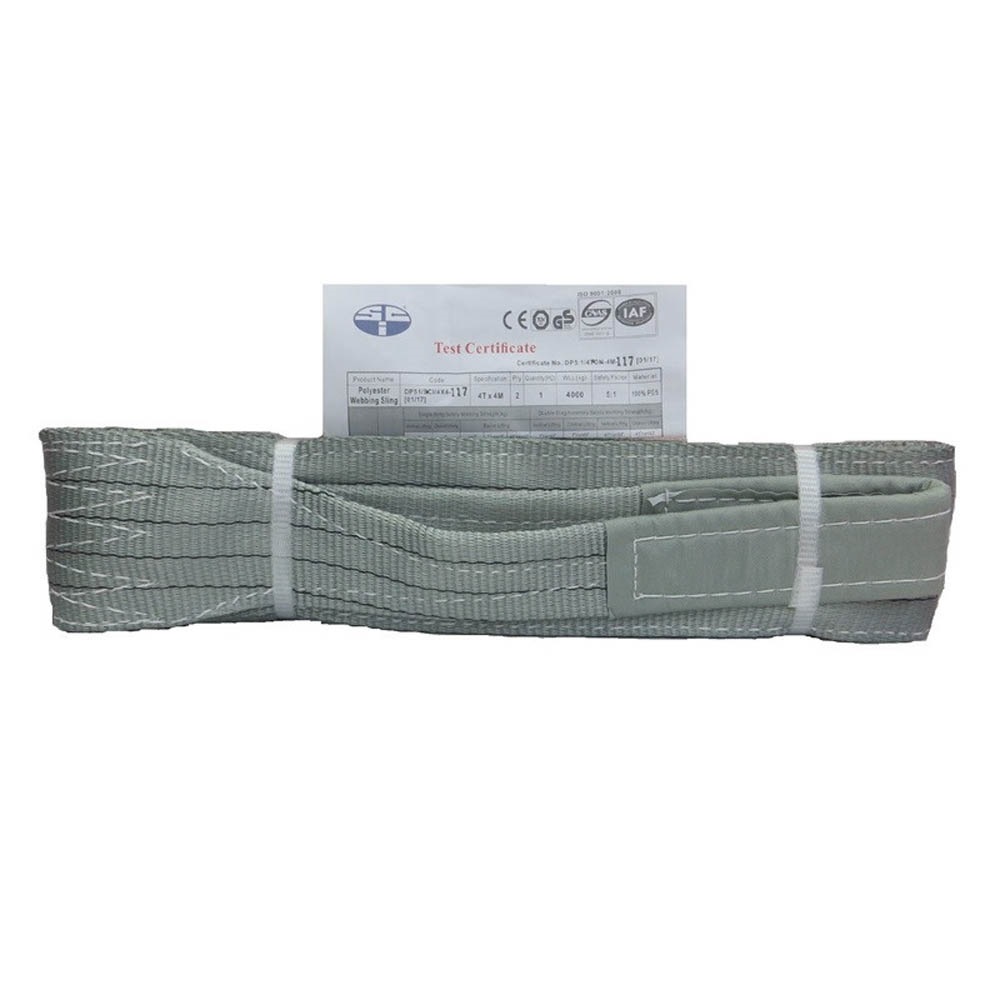 Vaultex IAL 2 Ply Polyester Webbing Sling (Grey) 5.1 Price in Doha Qatar